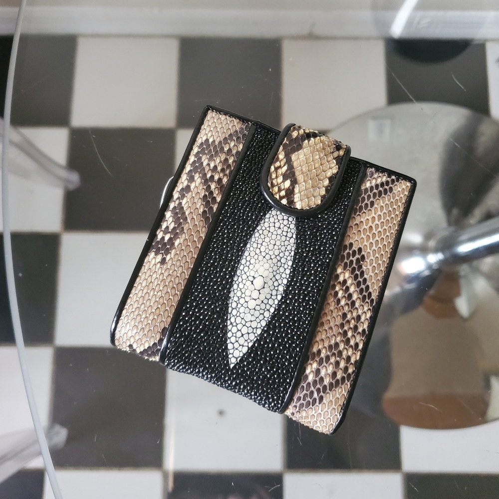 Genuine Stingray leather wallet